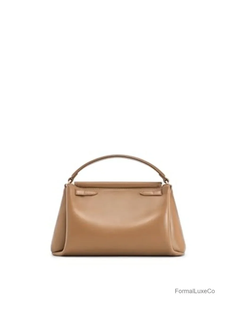 Vegan Leather Top Handle Satchel Handbag with Crossbody Strap